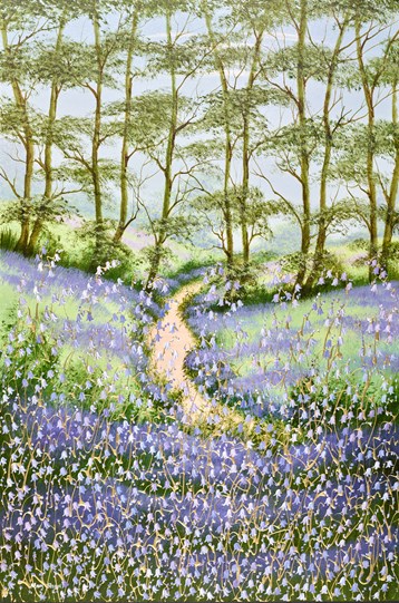 One Foot Forward by Mary Shaw - Original Painting on Board